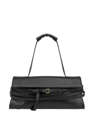 Moschino Moschino Tie Me Shoulder Bag | Black | FARFETCH