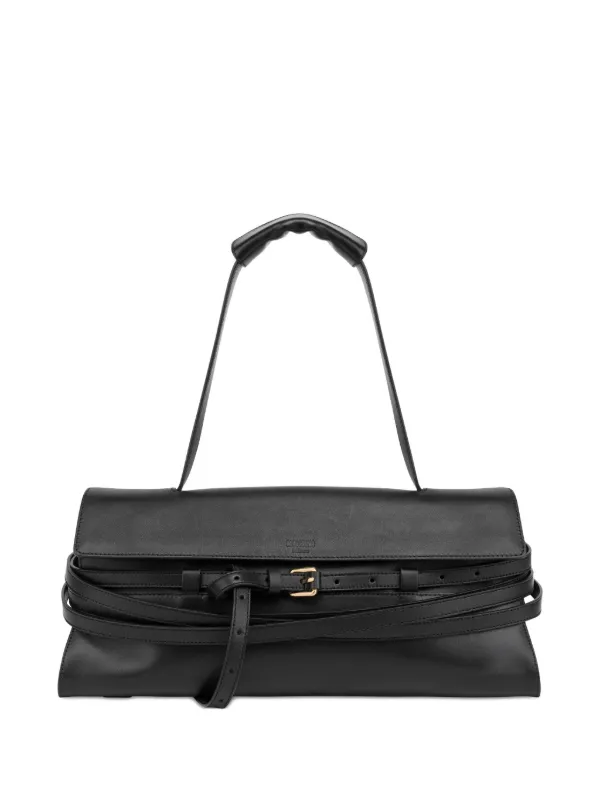 Moschino Moschino Tie Me Shoulder Bag in Black