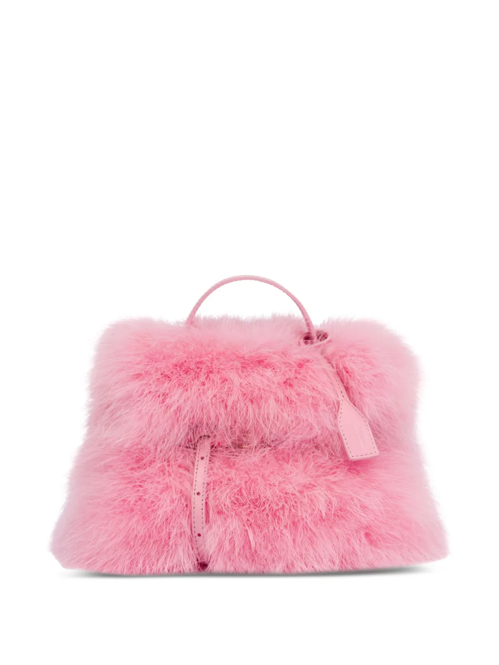 Moschino Borsa tote in pelliccia sintetica - Rosa