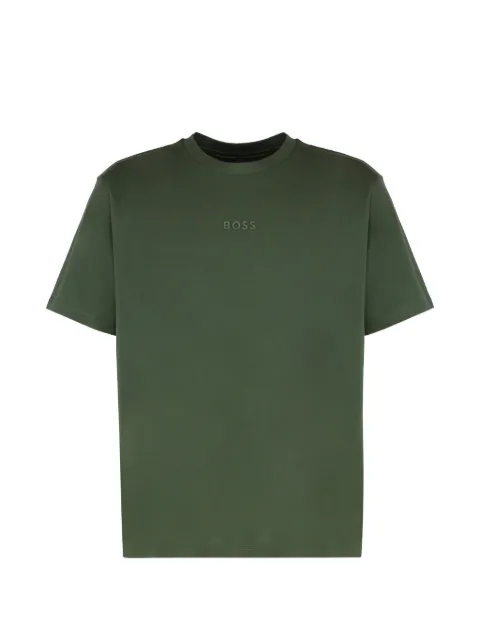 BOSS Tee 10 logo-embossed T-shirt