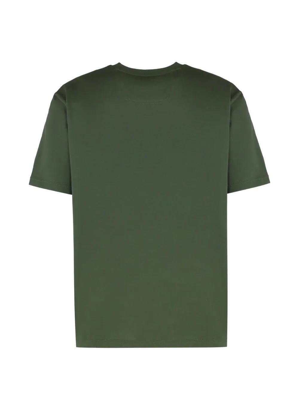 BOSS Tee 10 T-shirt met logo-reliëf Groen