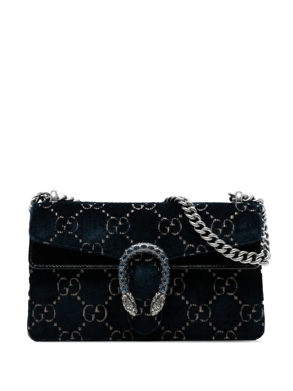 Gucci Pre-Owned 2016-2025 Medium GG Velvet Dionysus crossbody bag - Gucci Pre-Owned 2016-2025 Medium GG Velvet Dionysus crossbody bag -