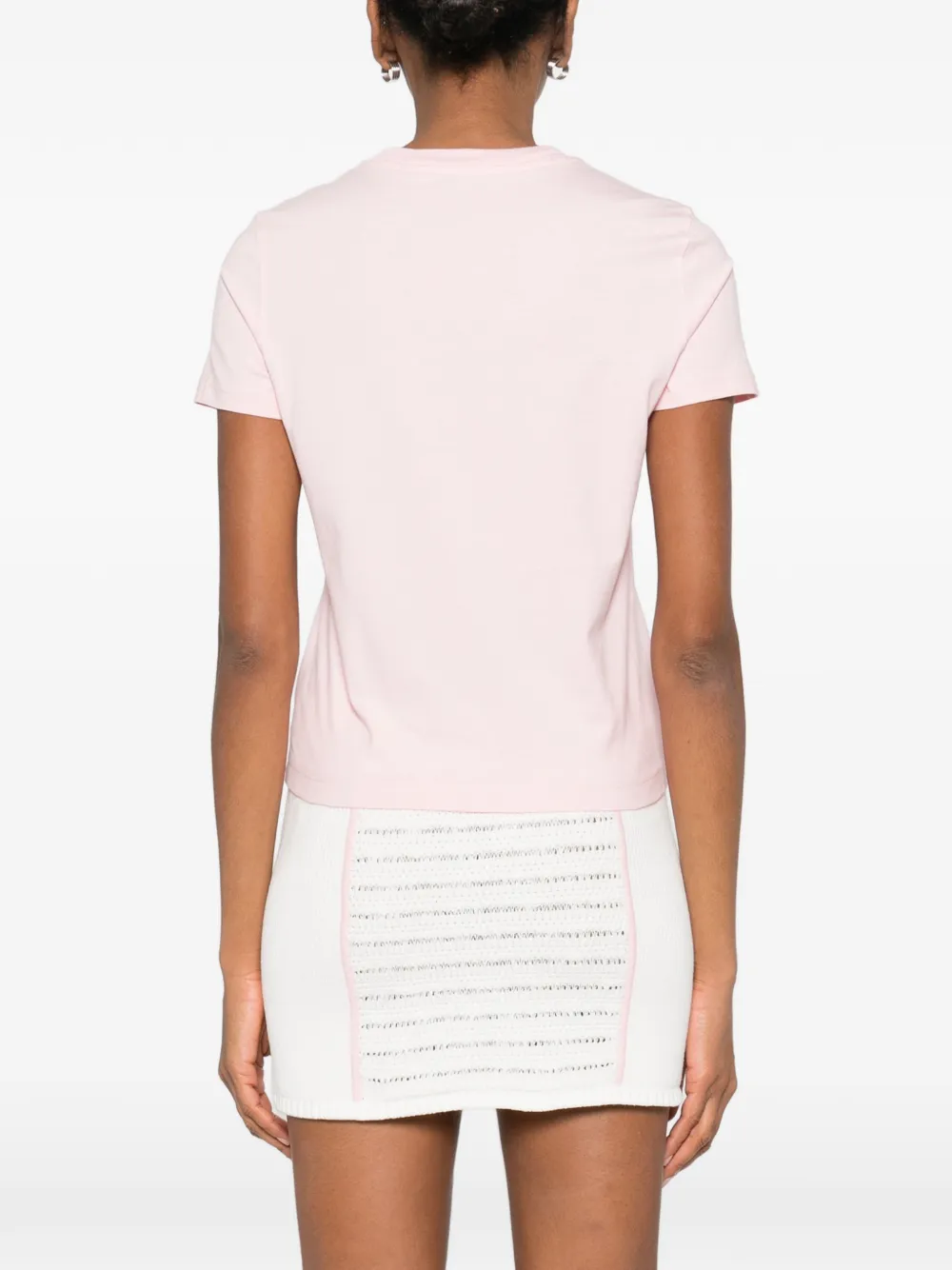 Casablanca T-shirt met logo Roze