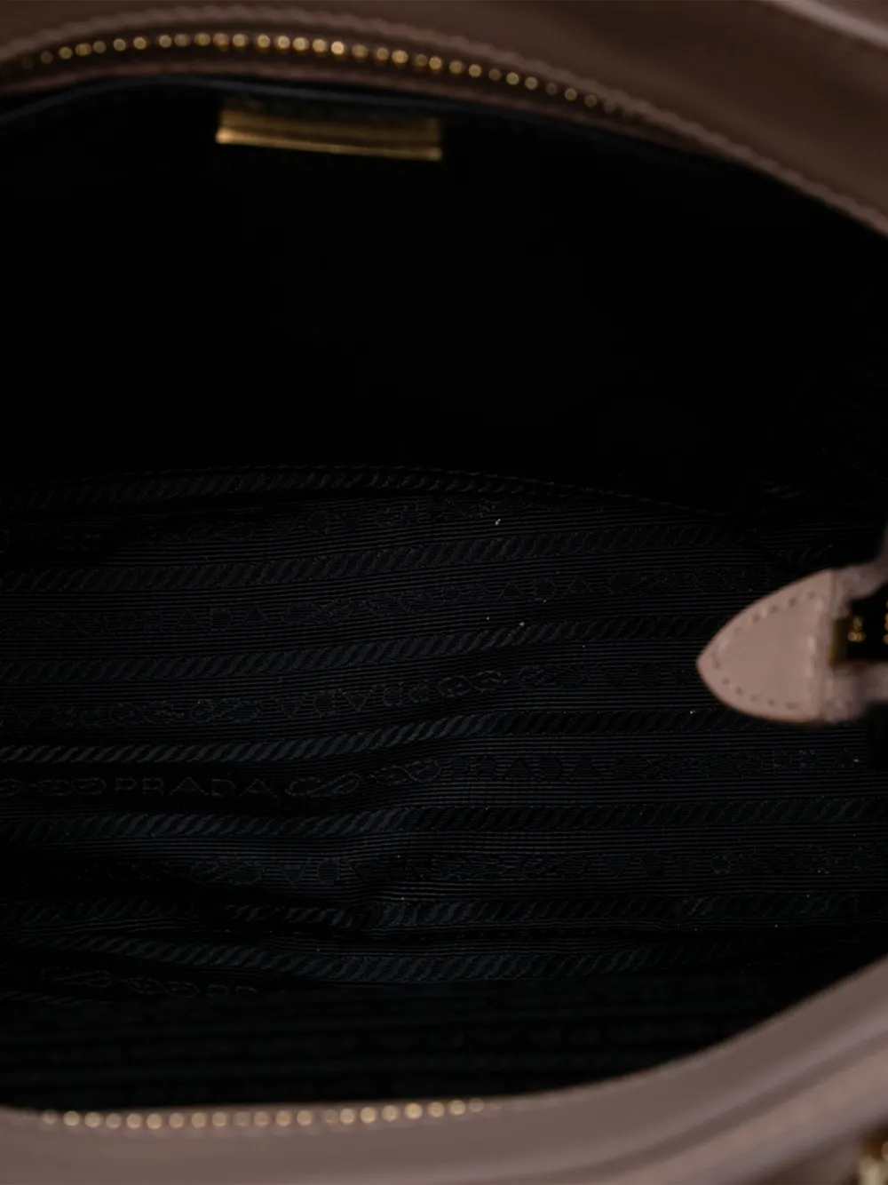 PRADA Pre-owned 2013-2025 Saffiano Lux Metropolis Tote Satchel In Brown