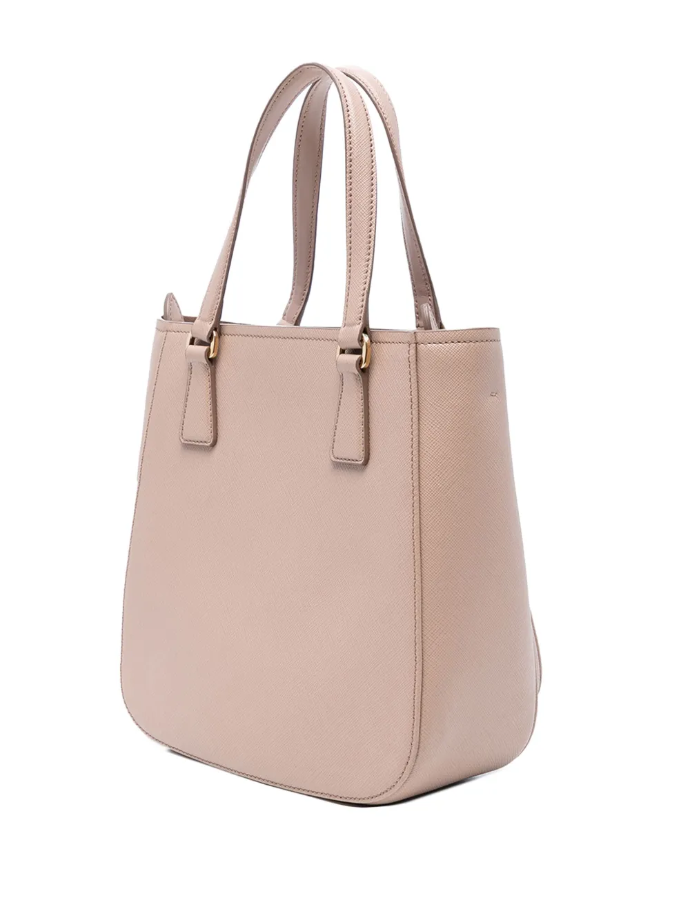 PRADA Pre-owned 2013-2025 Saffiano Lux Metropolis Tote Satchel In Brown