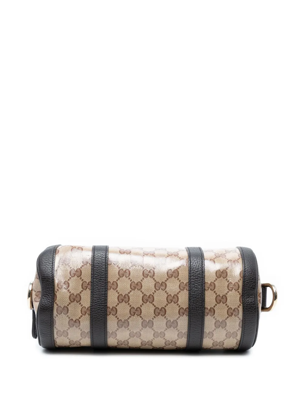 GUCCI Pre-owned 2016-2025 Gg Crystal Duchessa Satchel In Brown