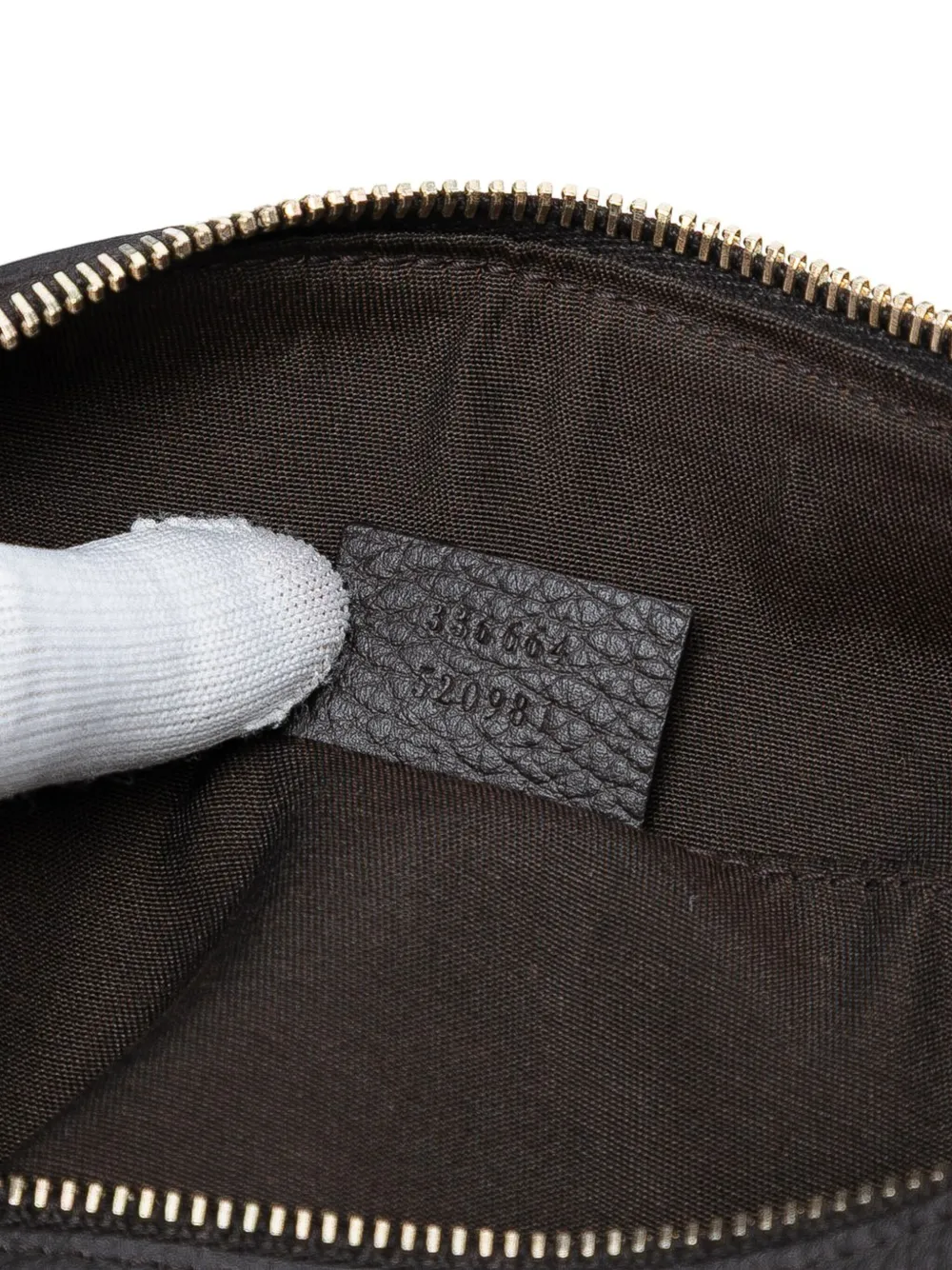 GUCCI Pre-owned 2016-2025 Gg Crystal Duchessa Satchel In Brown