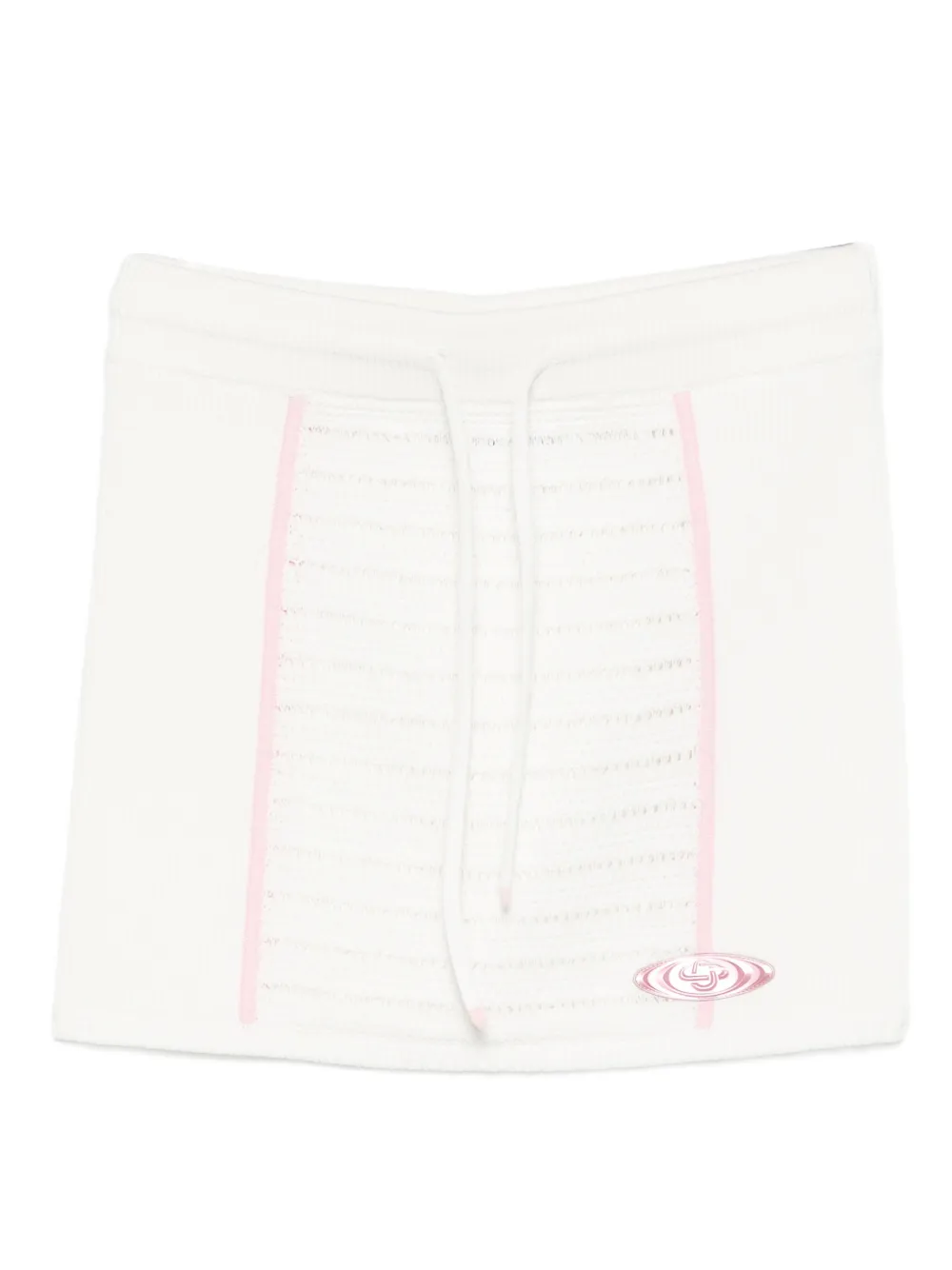 Casablanca drawstring trim skirt - Bianco