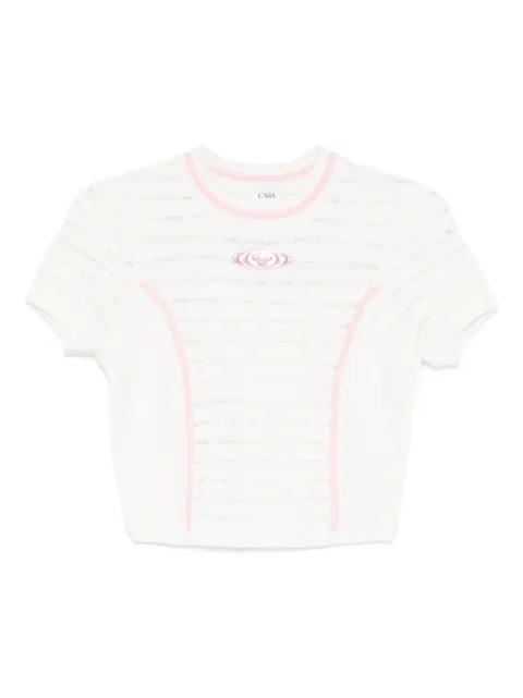 Casablanca trim knit top