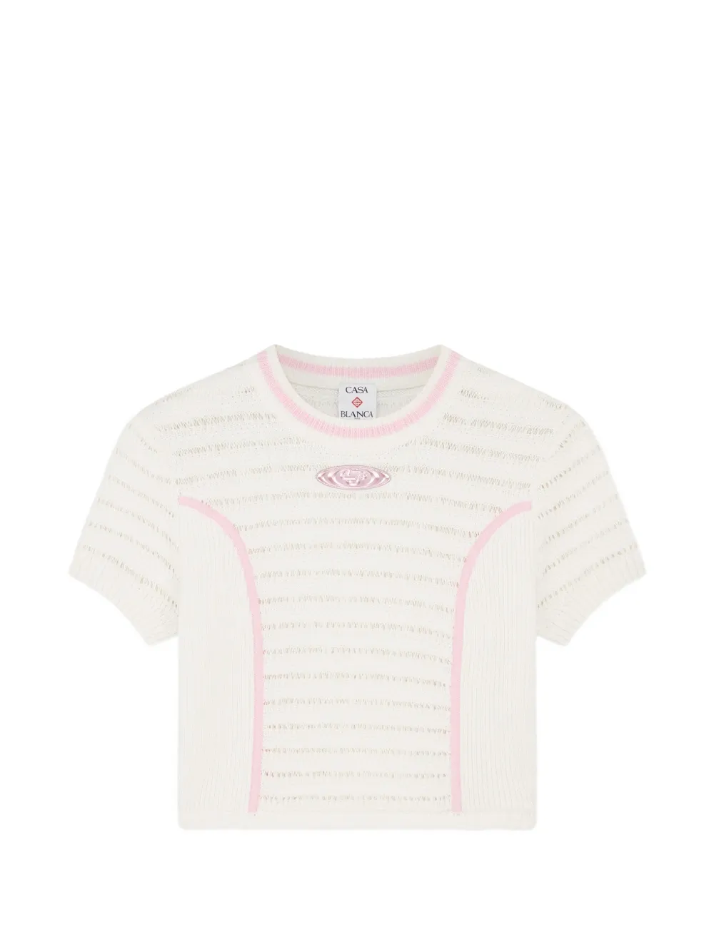 Casablanca trim knit top