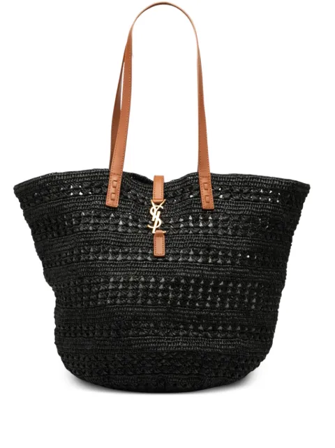 Saint Laurent Pre-Owned 2023 Medium Raffia Panier tote bag
