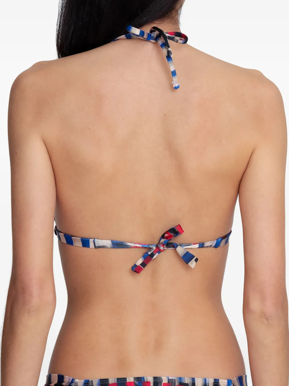Lygia & Nanny Bikinitop met print Blauw