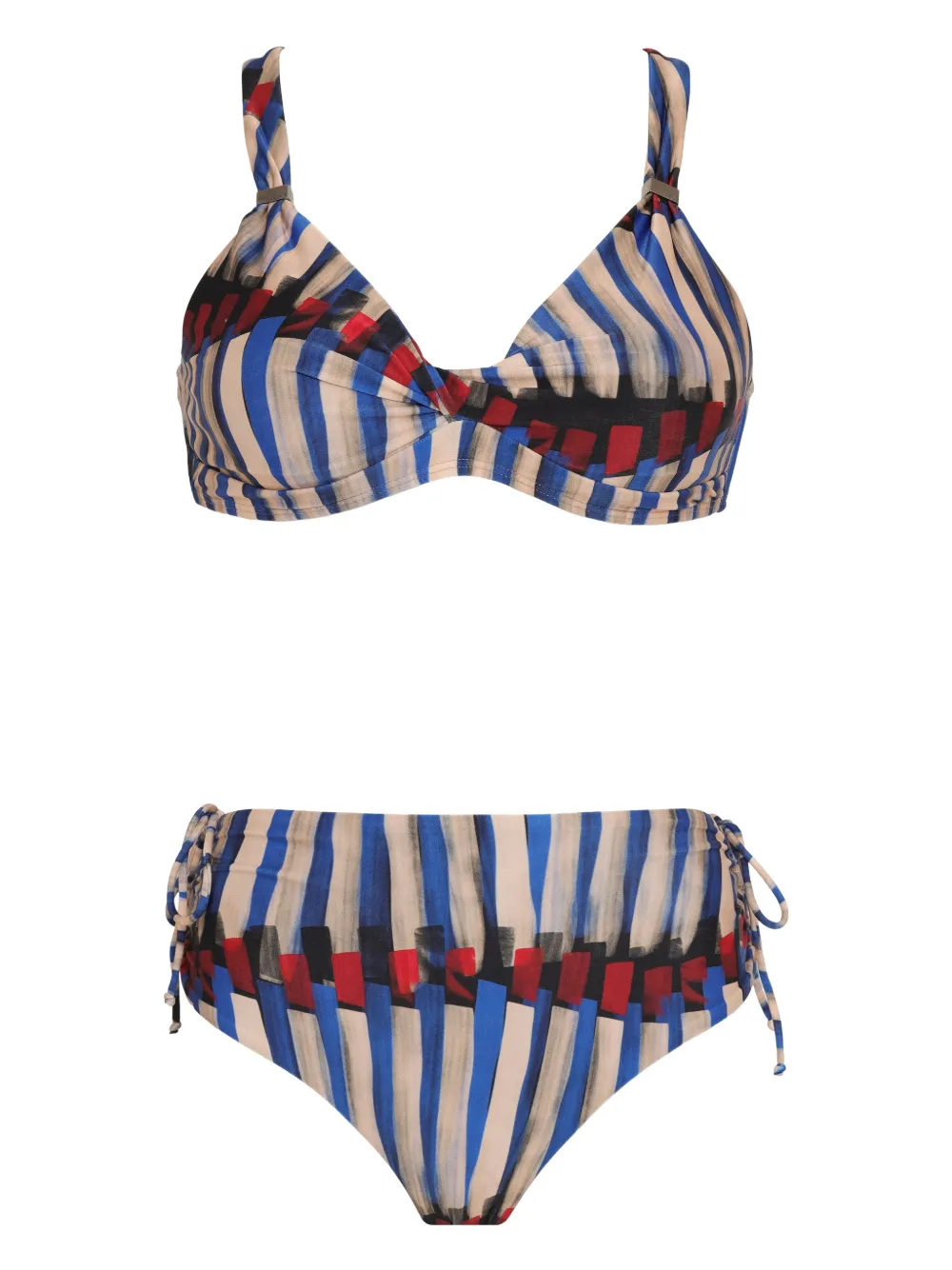 Lygia & Nanny Marcela printed bikini set | Neutrals | Image 1