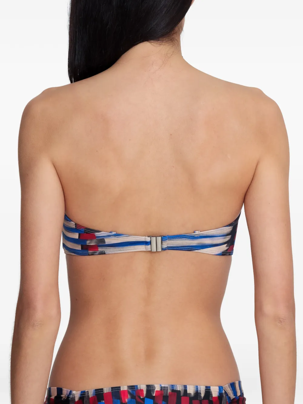 Lygia & Nanny Bikinitop met print Blauw