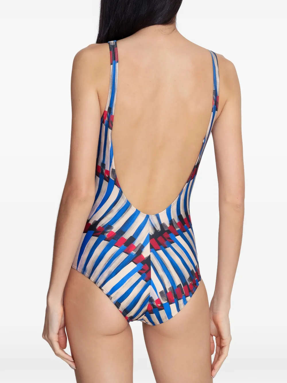 Lygia & Nanny Adriana Striped Swimsuit In Multi