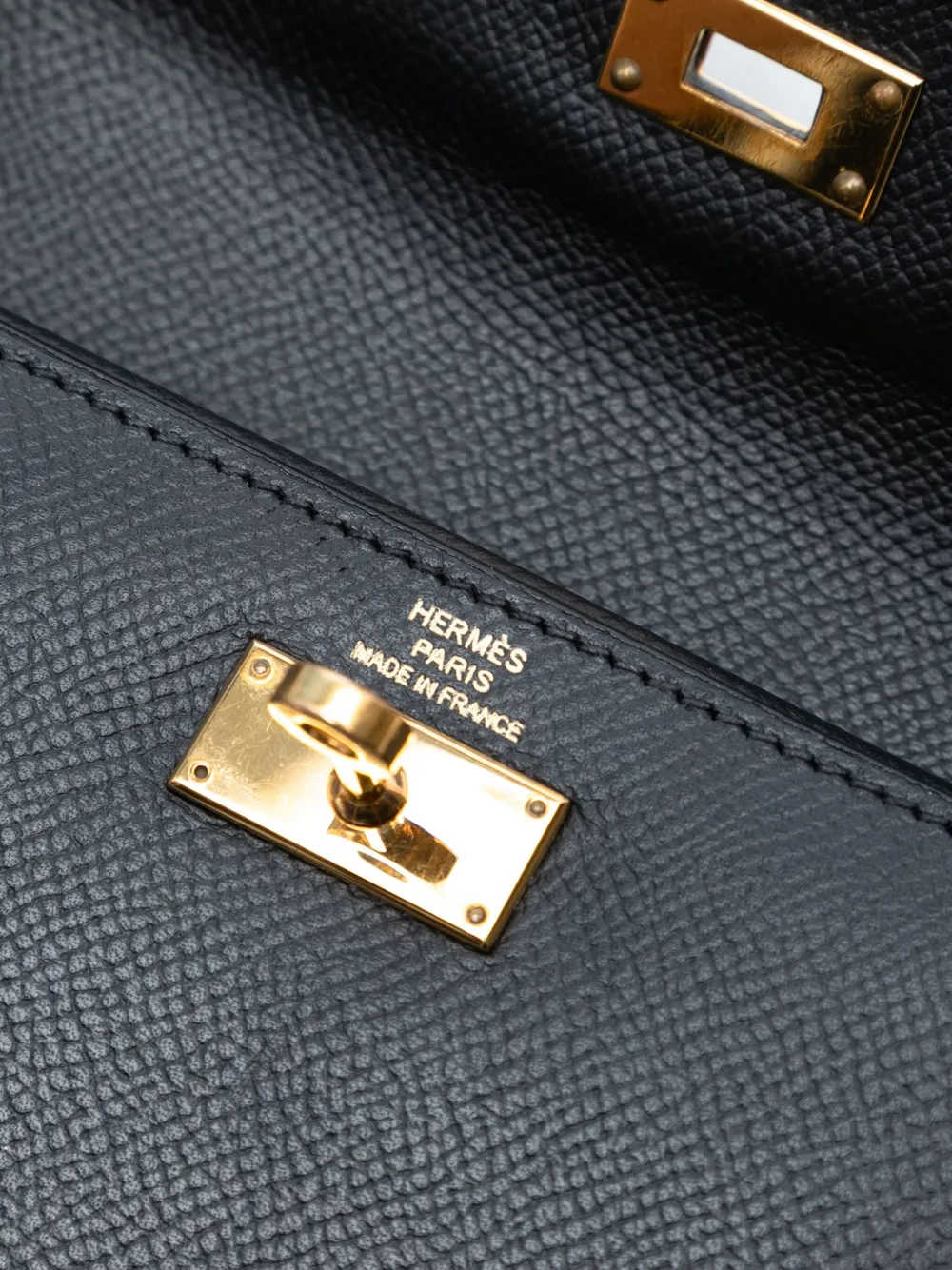 Pre-owned Hermes 2010 Epsom Kelly To Go Wallet Crossbody Bag In Black