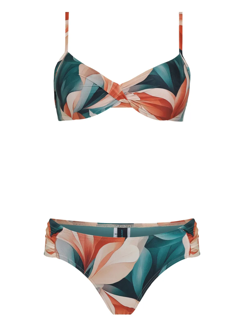 Lygia & Nanny Vitória floral-print bikini | Green | Image 1