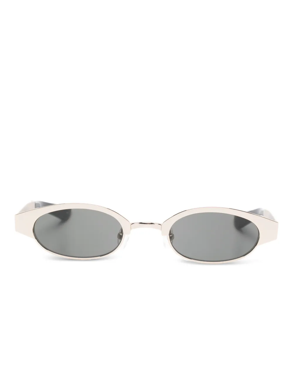Alexander McQueen Eyewear Occhiali da sole ovali - Argento