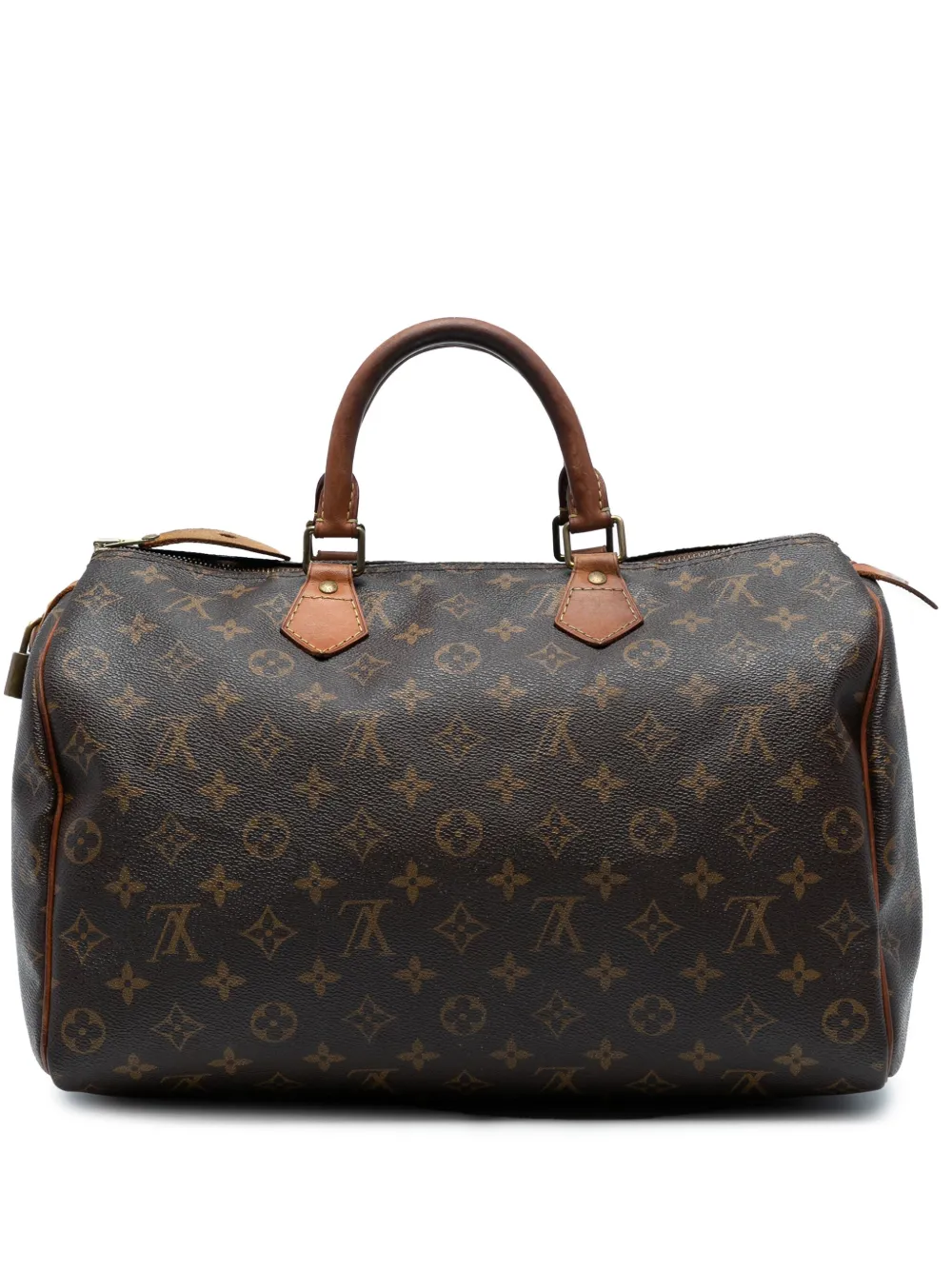 Louis Vuitton Pre-Owned 2011 Monogram Speedy 35 boston bag - ブラウン Louis Vuitton Pre-Owned 2011 Monogram Speedy 35 boston bag - ブラウン