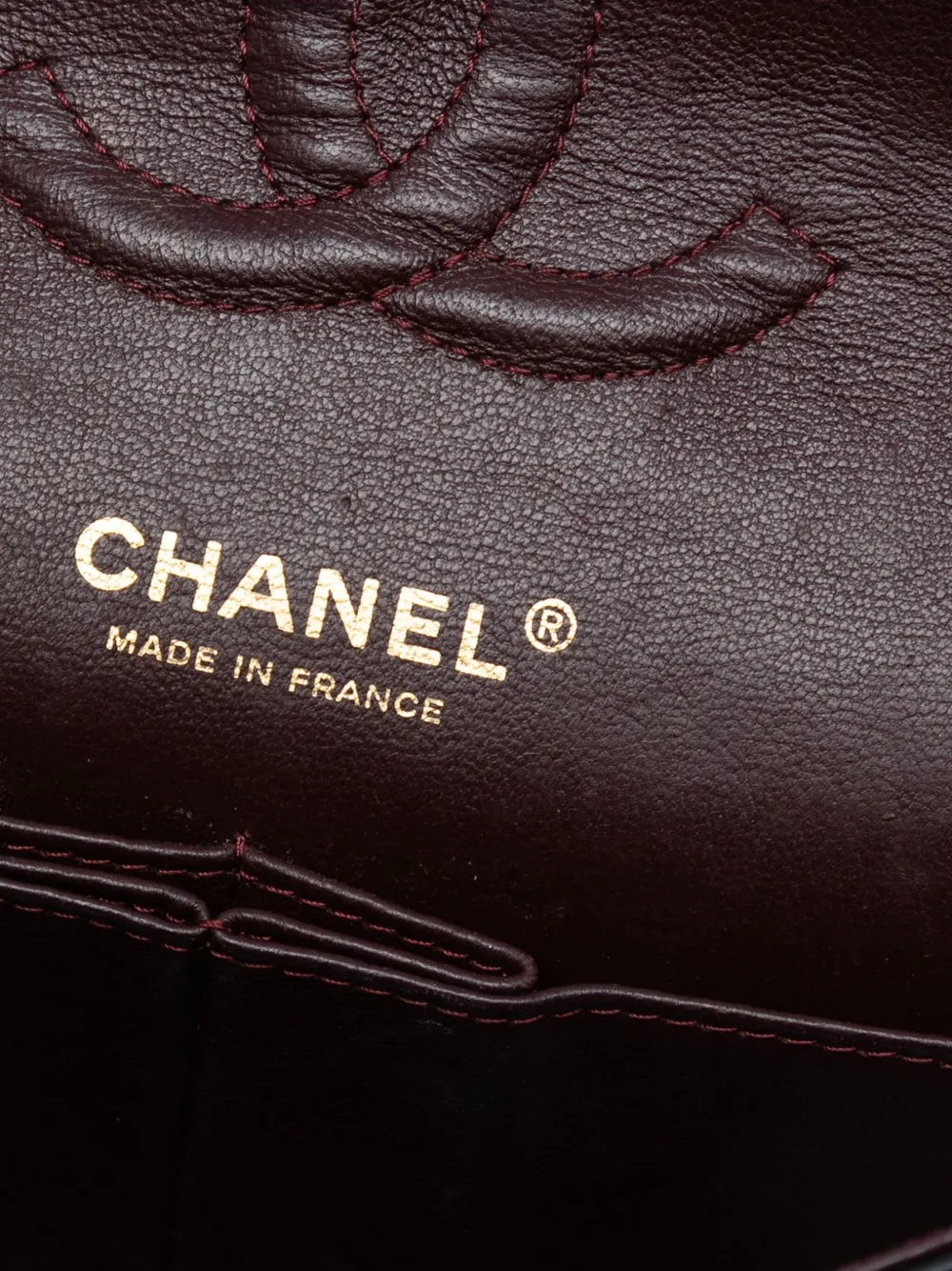 CHANEL Pre-owned 2011 Medium Classic Lambskin Double Flap Shoulder Bag In Black