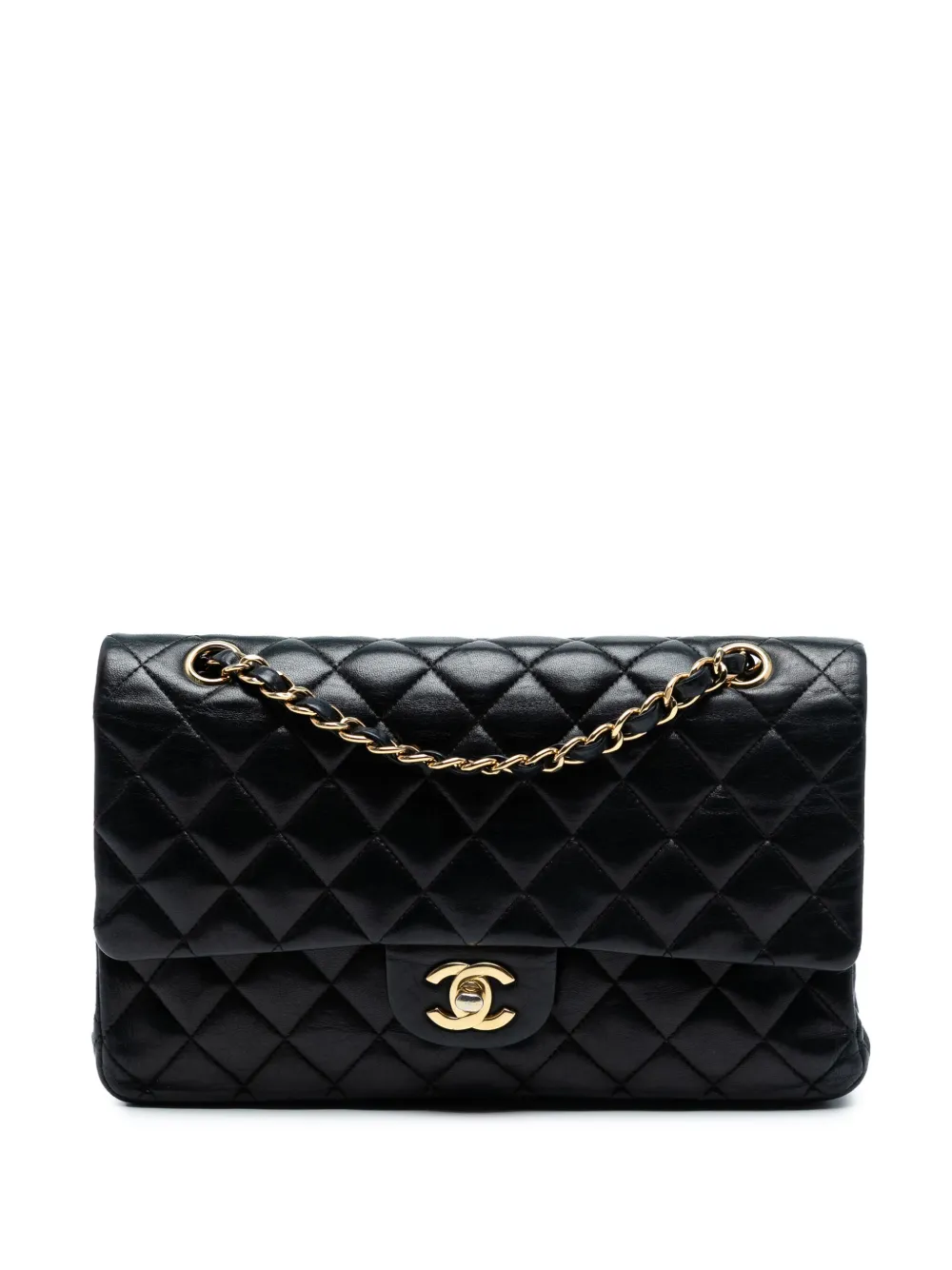 CHANEL Pre-Owned 2011 Medium Classic Lambskin Double Flap shoulder bag CHANEL Pre-Owned 2011 Medium Classic Lambskin Double Flap shoulder bag