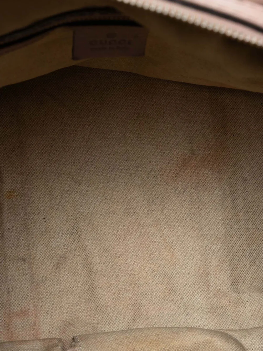 GUCCI Pre-owned 2016-2025 Medium Gg Canvas Joy Boston Bag Satchel In Brown