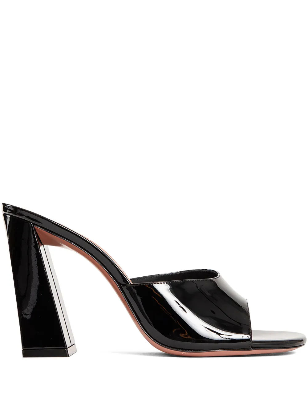 Amina Muaddi Brigitte sandalen met blokhak Zwart