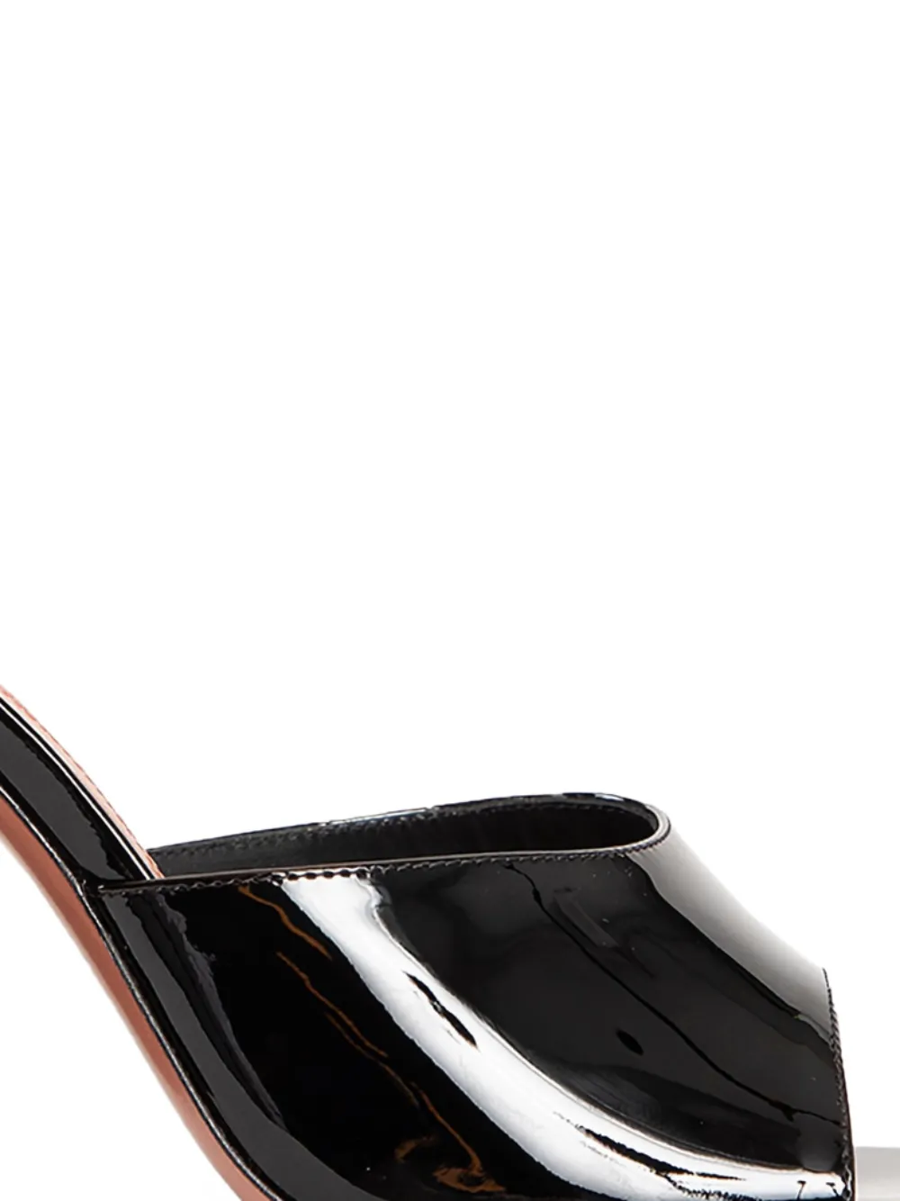 Amina Muaddi Brigitte sandalen met blokhak Zwart