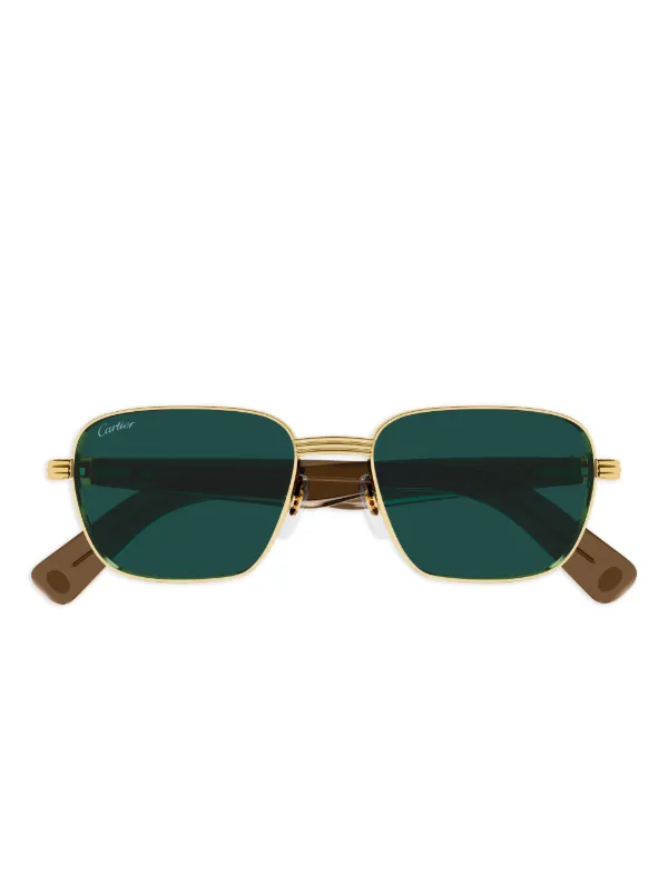 Cartier メンズ ゴールドフレーム アビエーターサングラス Cartier Gold Aviator Sunglasses for Men for sale | eBay