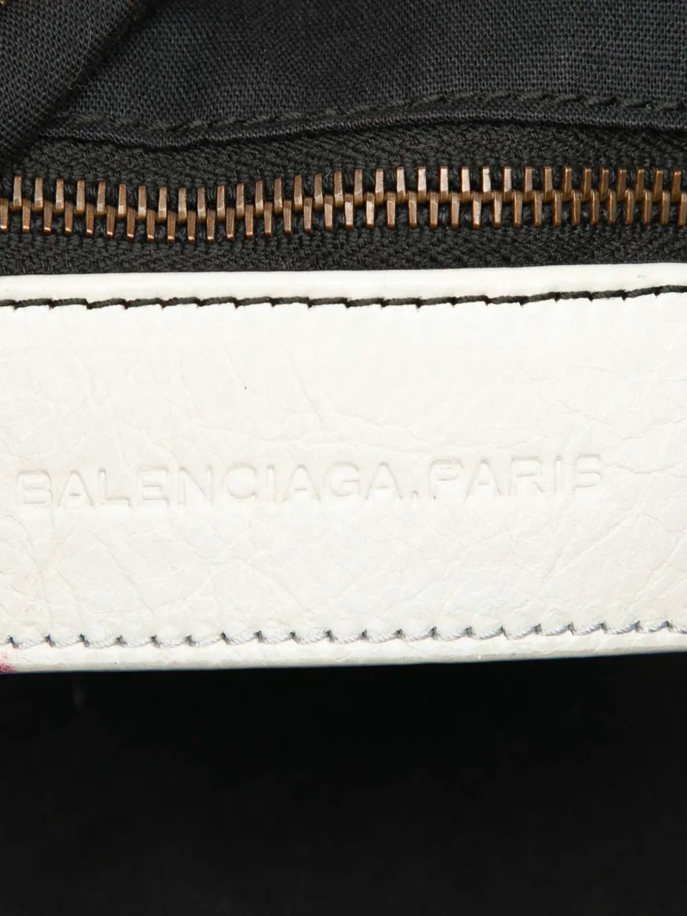 Pre-owned Balenciaga 2005-2025 Lambskin Motocross Classic Velo Satchel In Gray