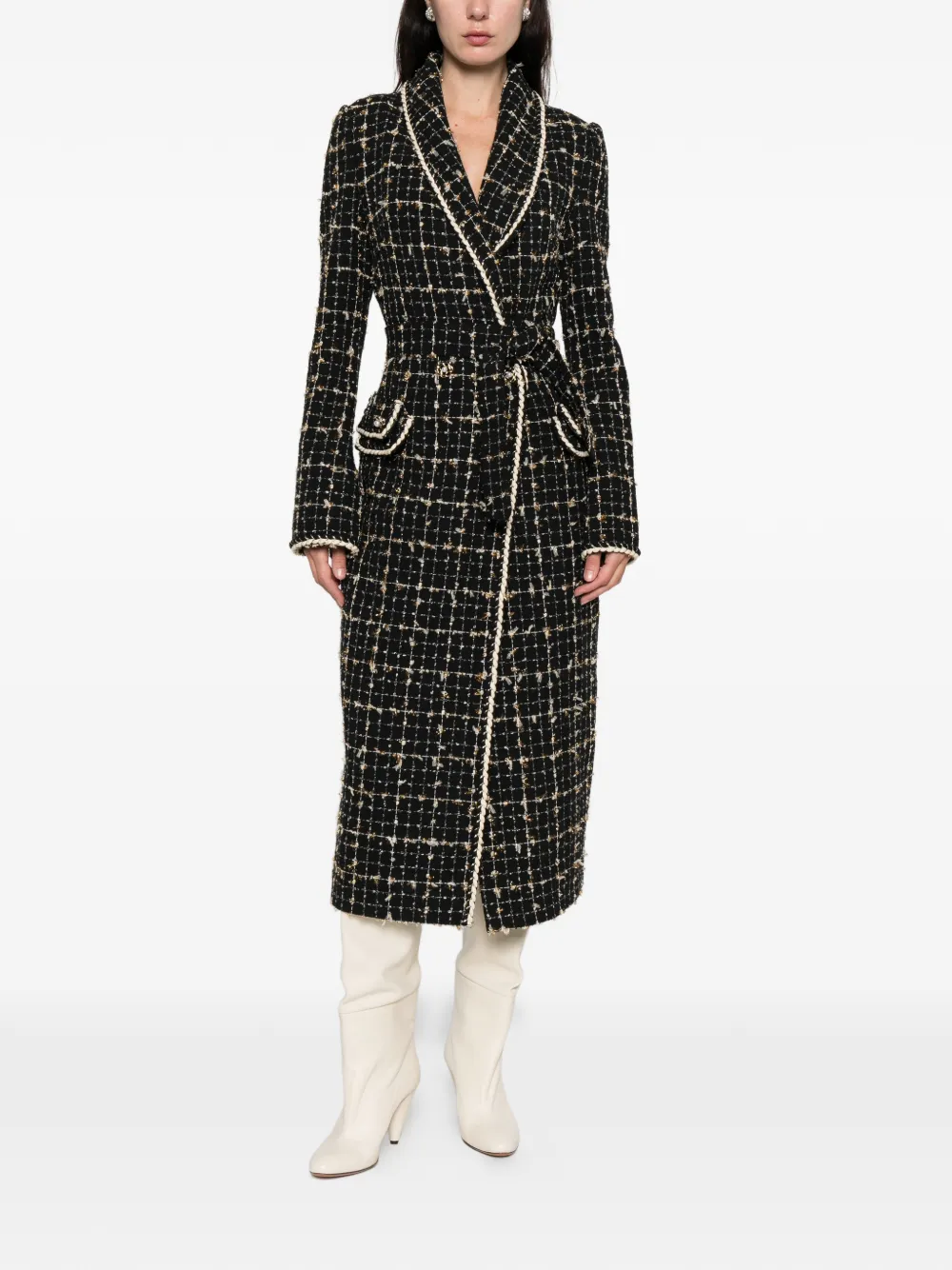 MIAU by Clara Rotescu Bohdi trimmed coat | Double Breasted & Peacoats | Image 2