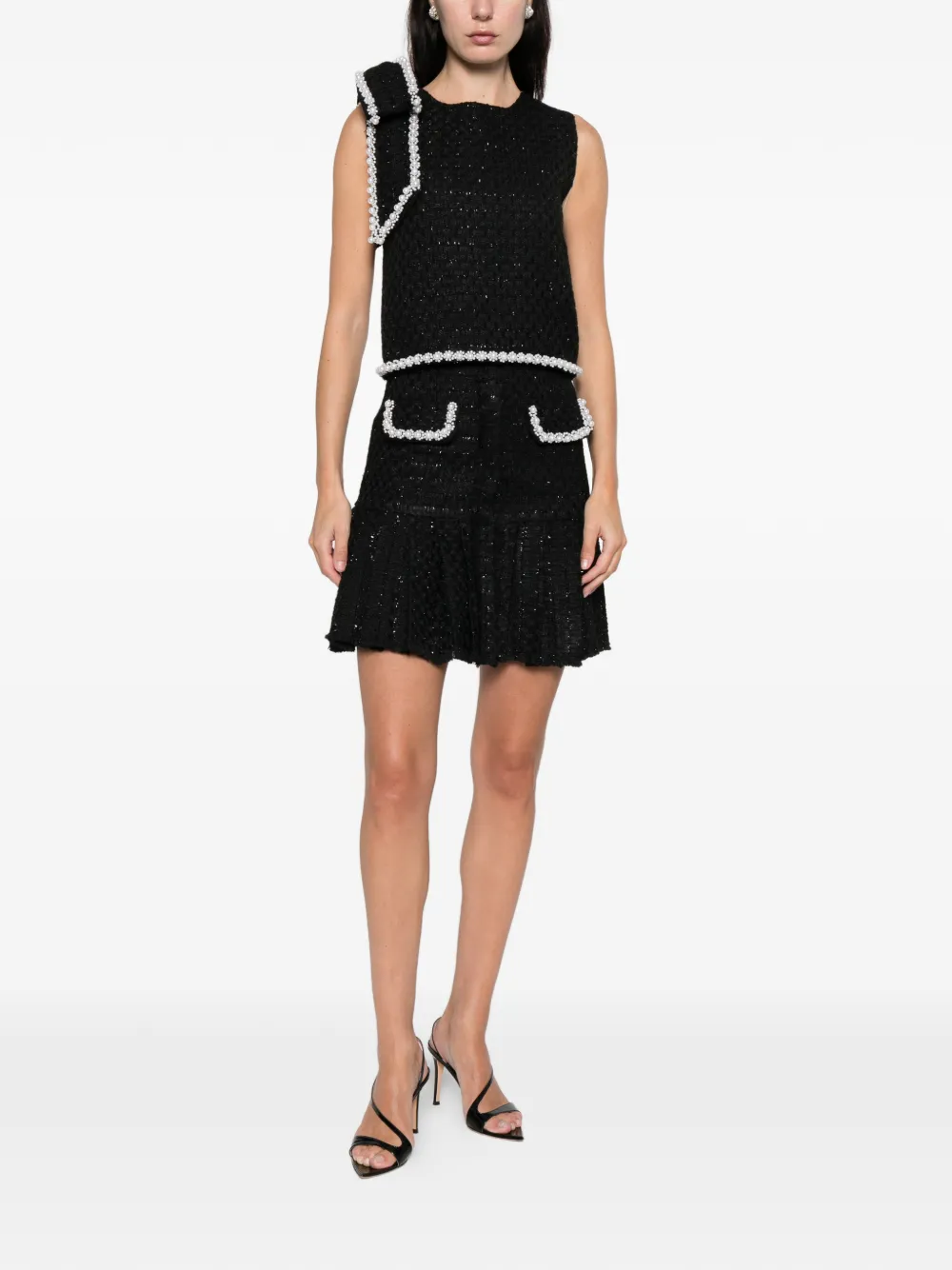 MIAU by Clara Rotescu Noah beaded pocket mini skirt | A-Line Skirts | Image 2