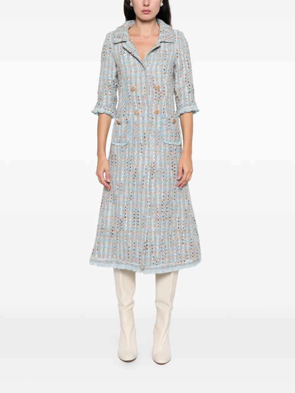 MIAU by Clara Rotescu Solene pocket coat | Single Breasted Coats | Image 2