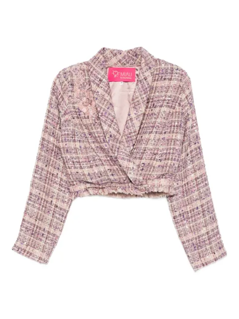 MIAU by Clara Rotescu Loka appliqué textured jacket