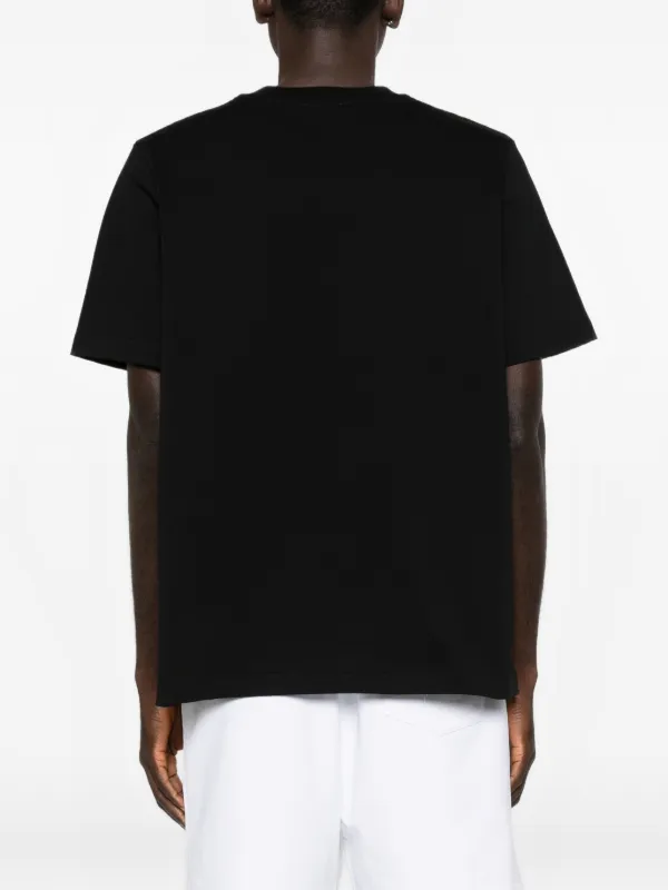Casablanca Volcano palm-tree Tropical Print T-shirt | Black | FARFETCH