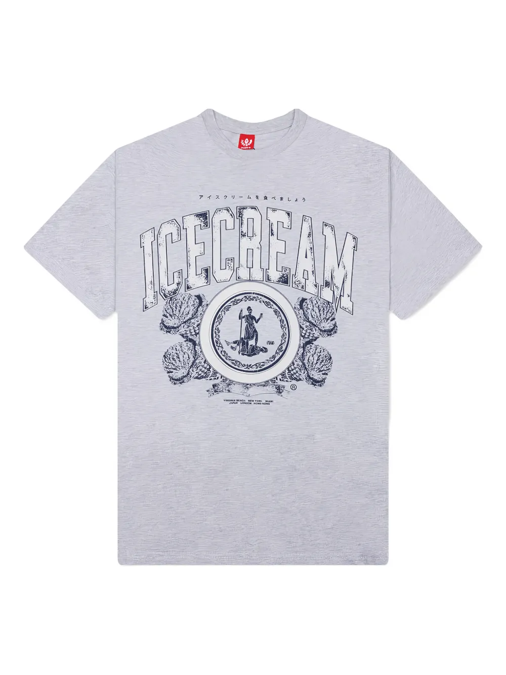ICECREAM playera Decadence | gris | Image 1