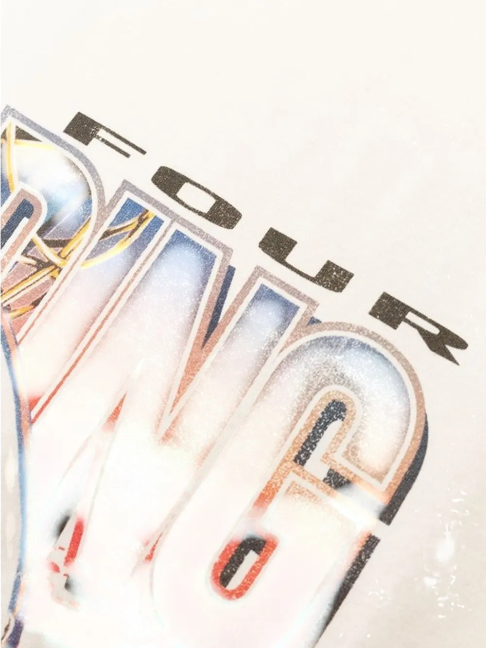 Bldg4 Flames Printed T-shirt In Neutral