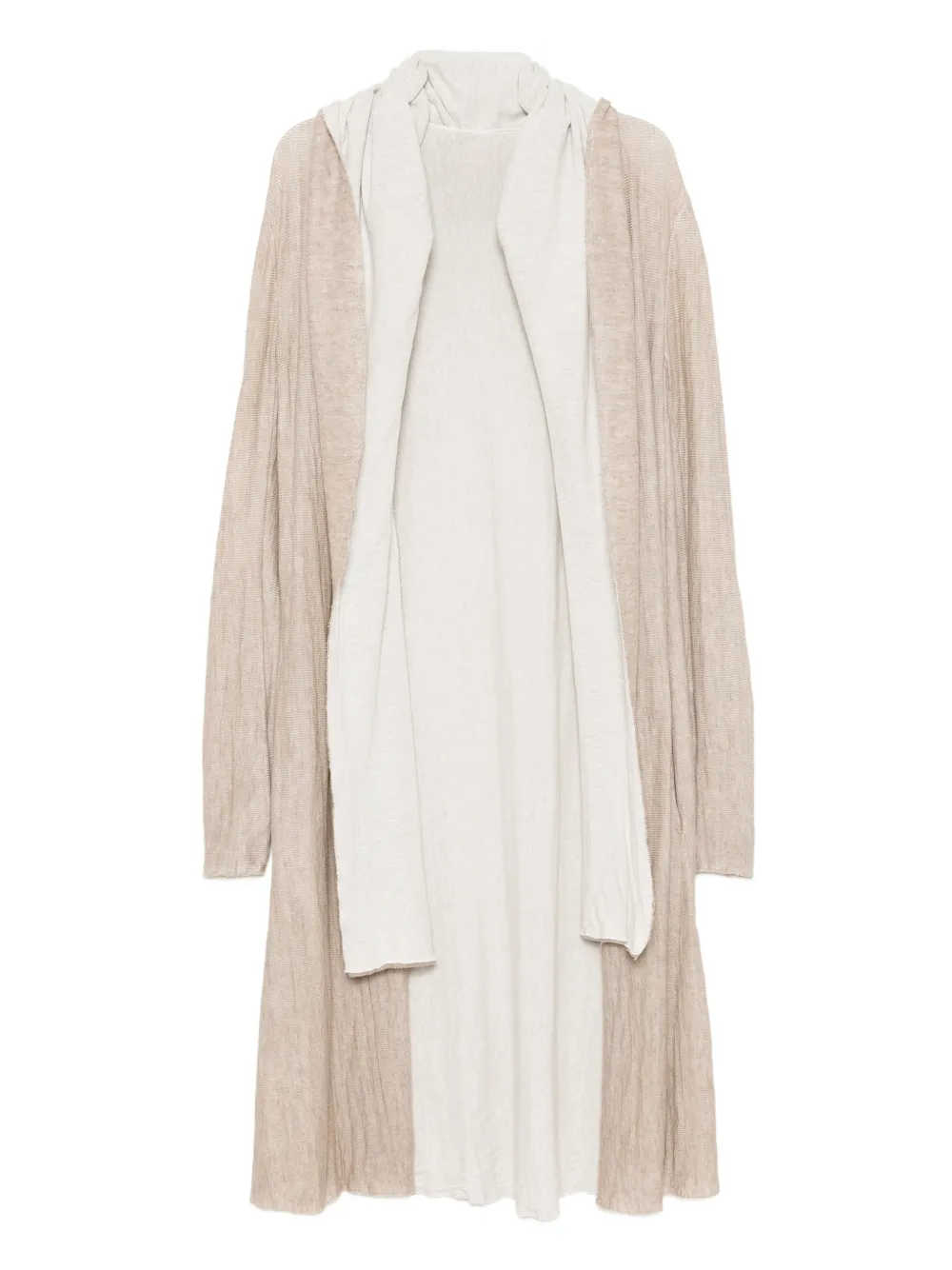 Ma+ asymmetric coat | Neutrals | Image 1