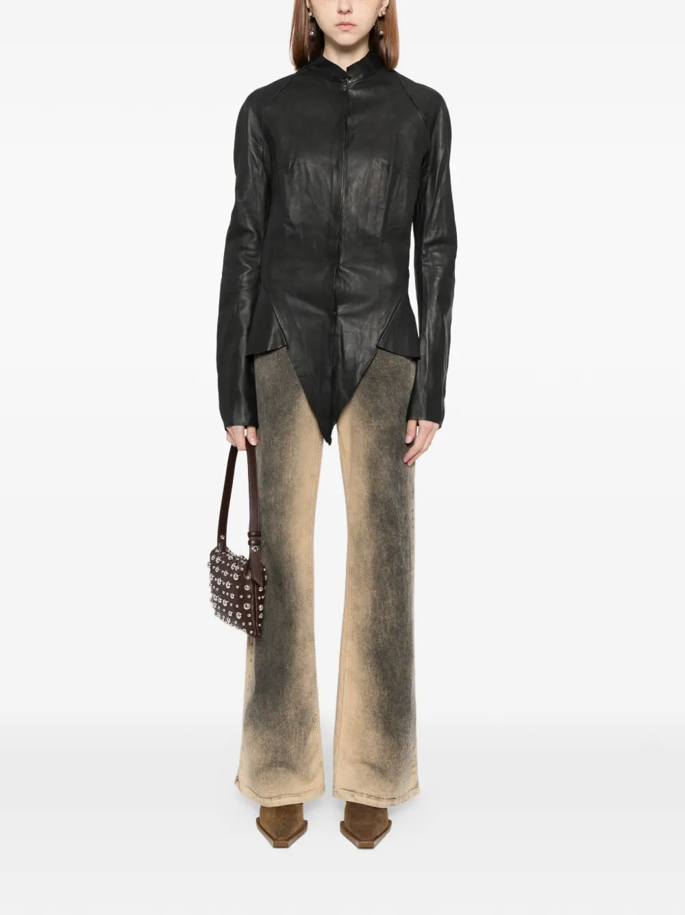 Ma+ camisa de piel con botones | Camisas | Image 2