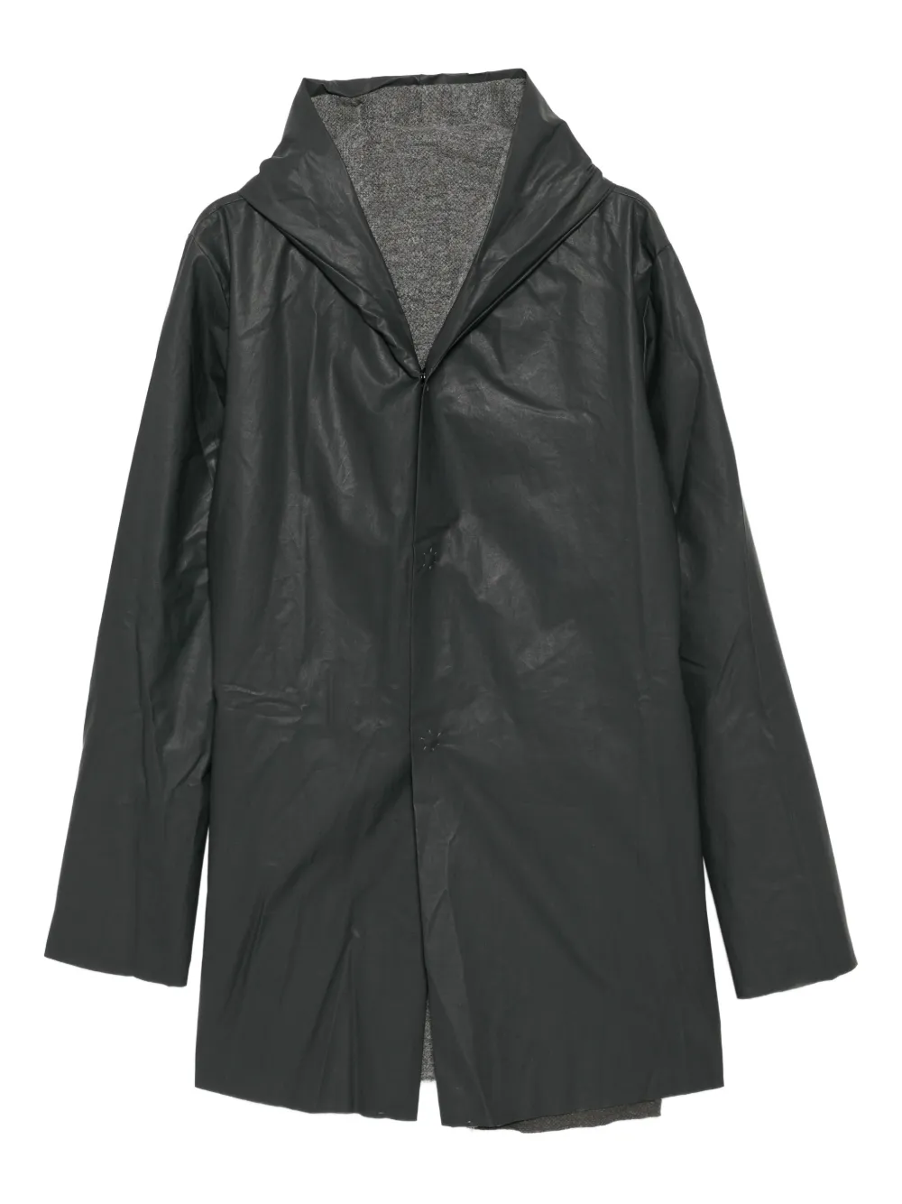 Ma+ manteau ajusté à capuche | noir | Image 1