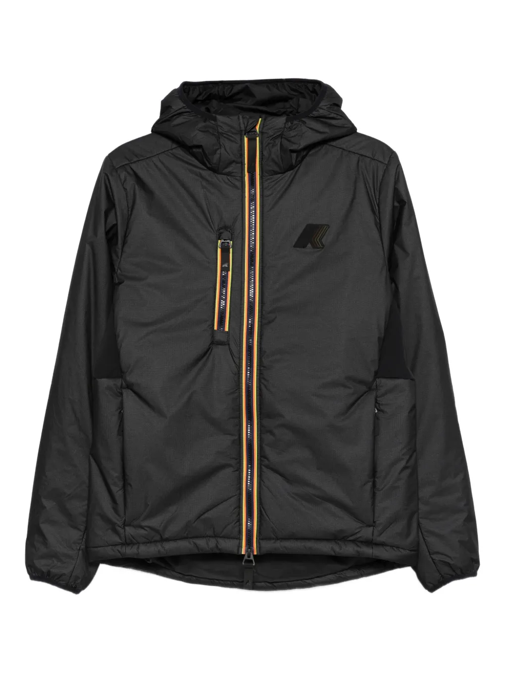 K-Way zip hooded jacket | Black | Image 1