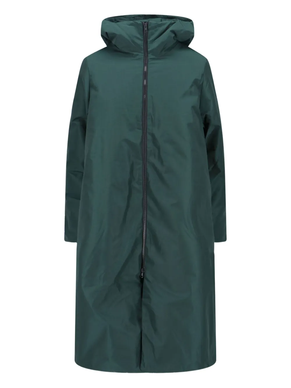 Cap Inuit hooded zip-up coat | Green | Image 1