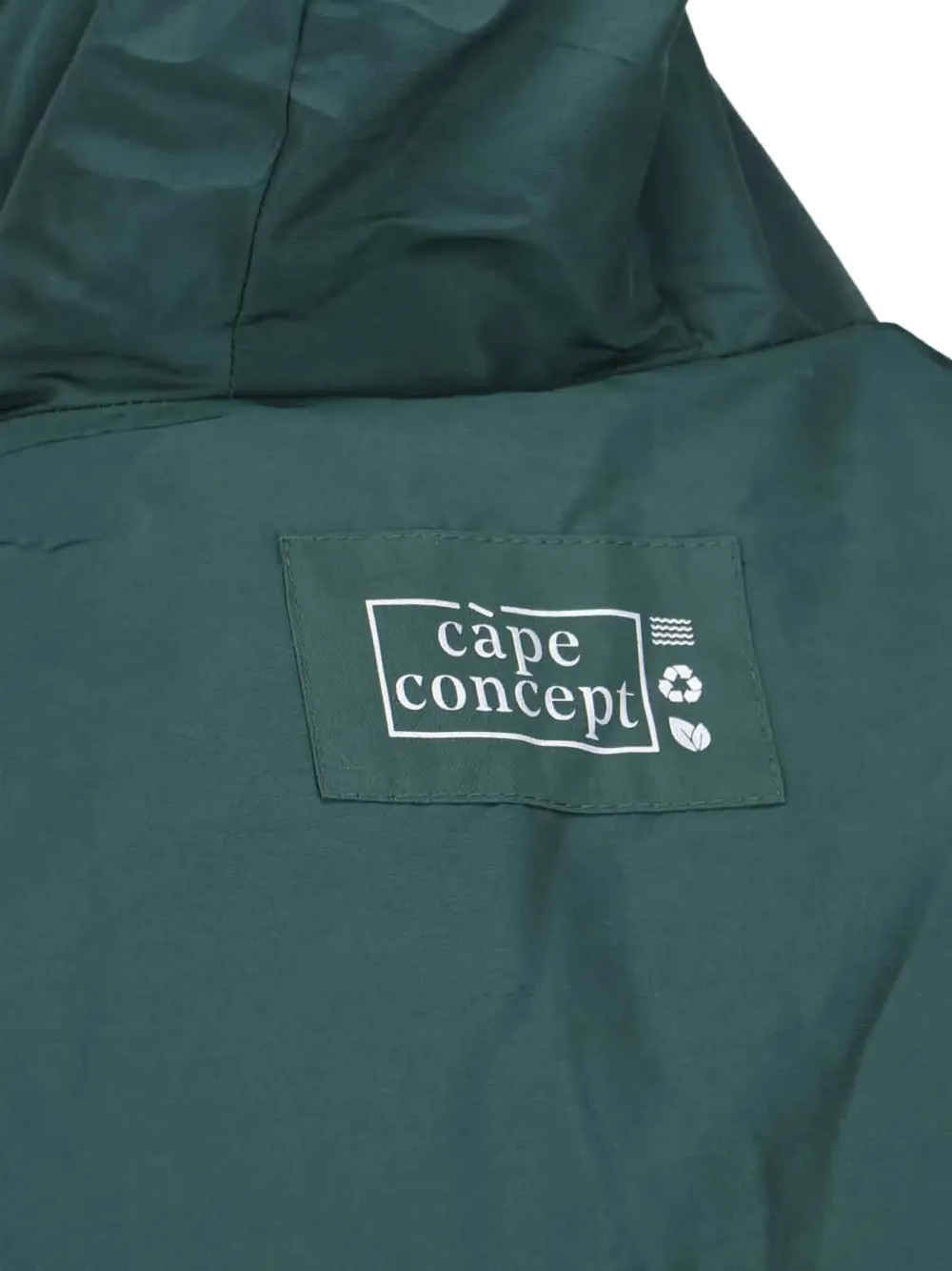 Cap Inuit Hooded Zip-up Coat In Green