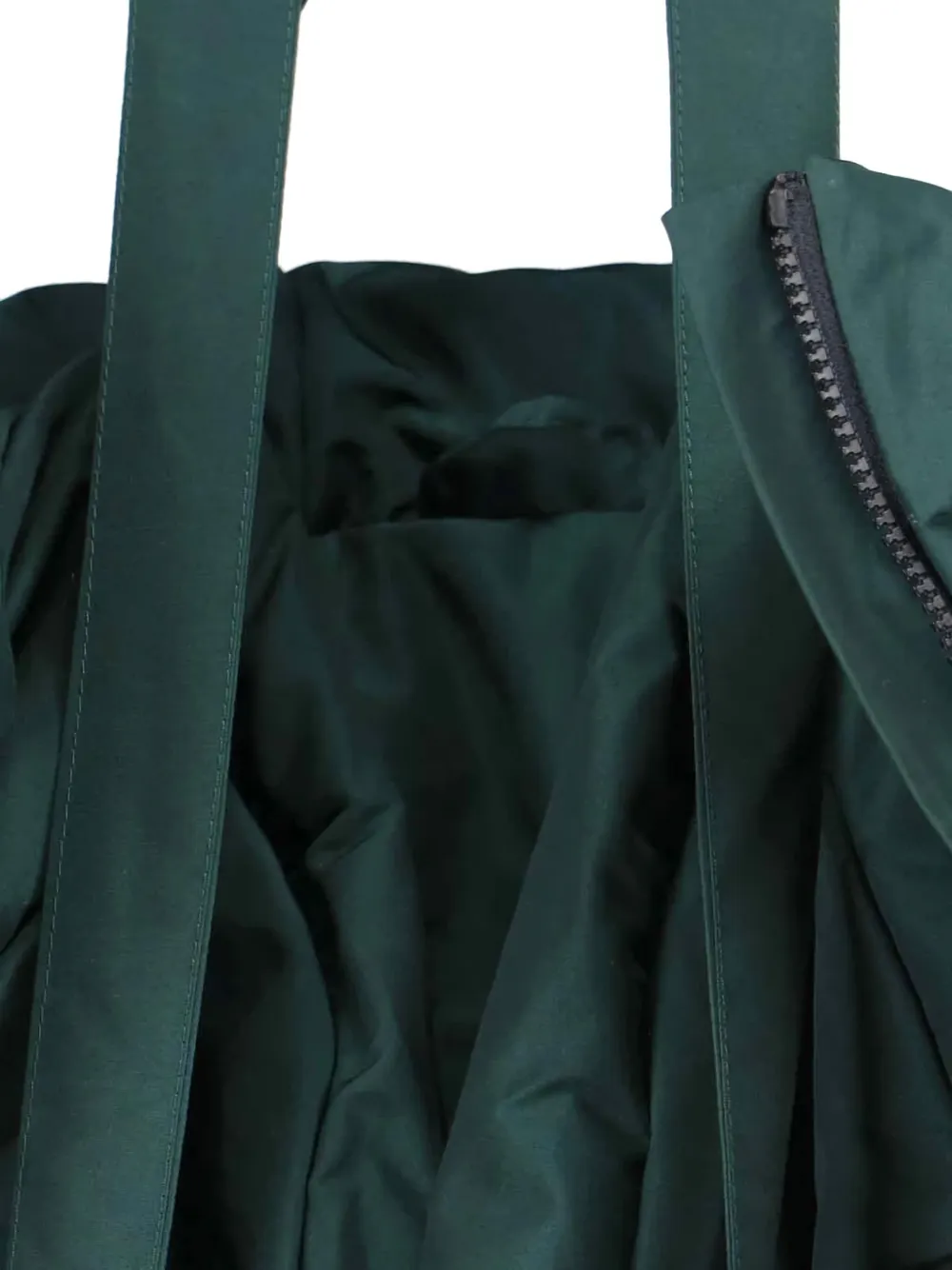 Cap Inuit Hooded Zip-up Coat In Green