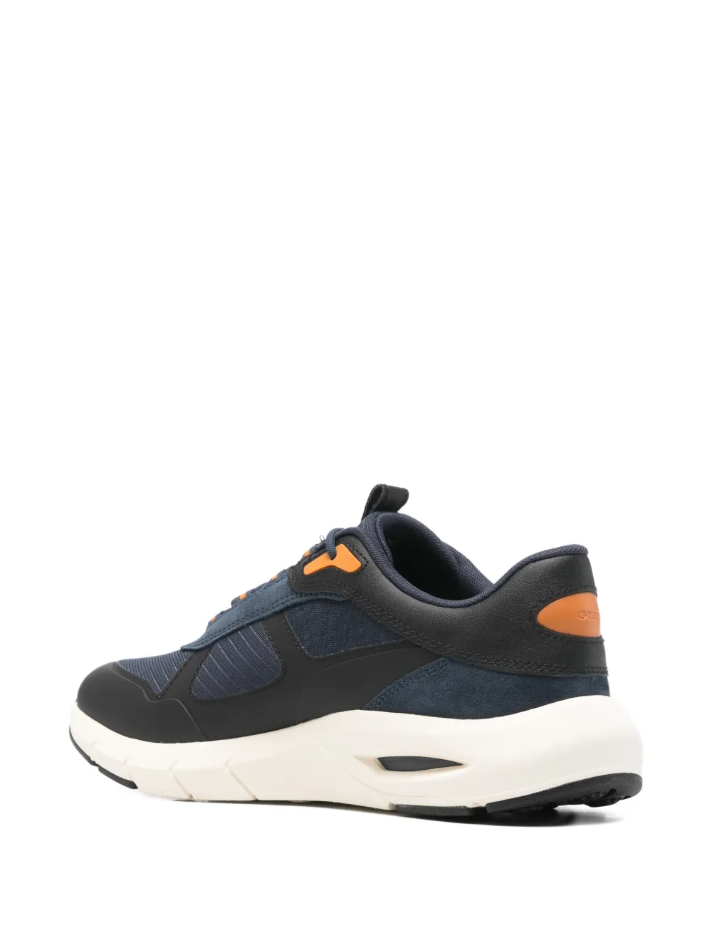 Geox Spherica Ecub-5 sneakers met vlakken Blauw
