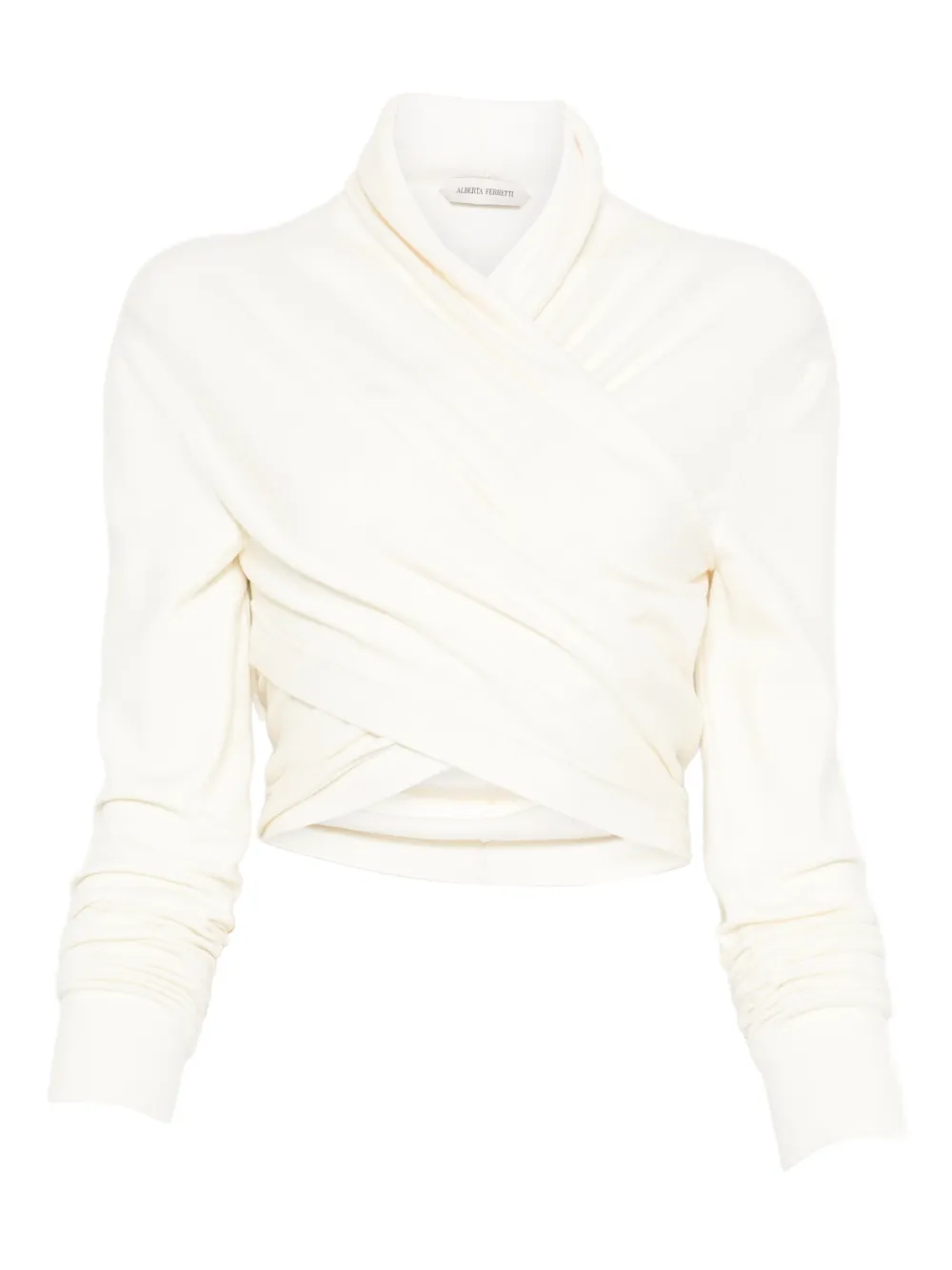 Alberta Ferretti crossover top - Bianco