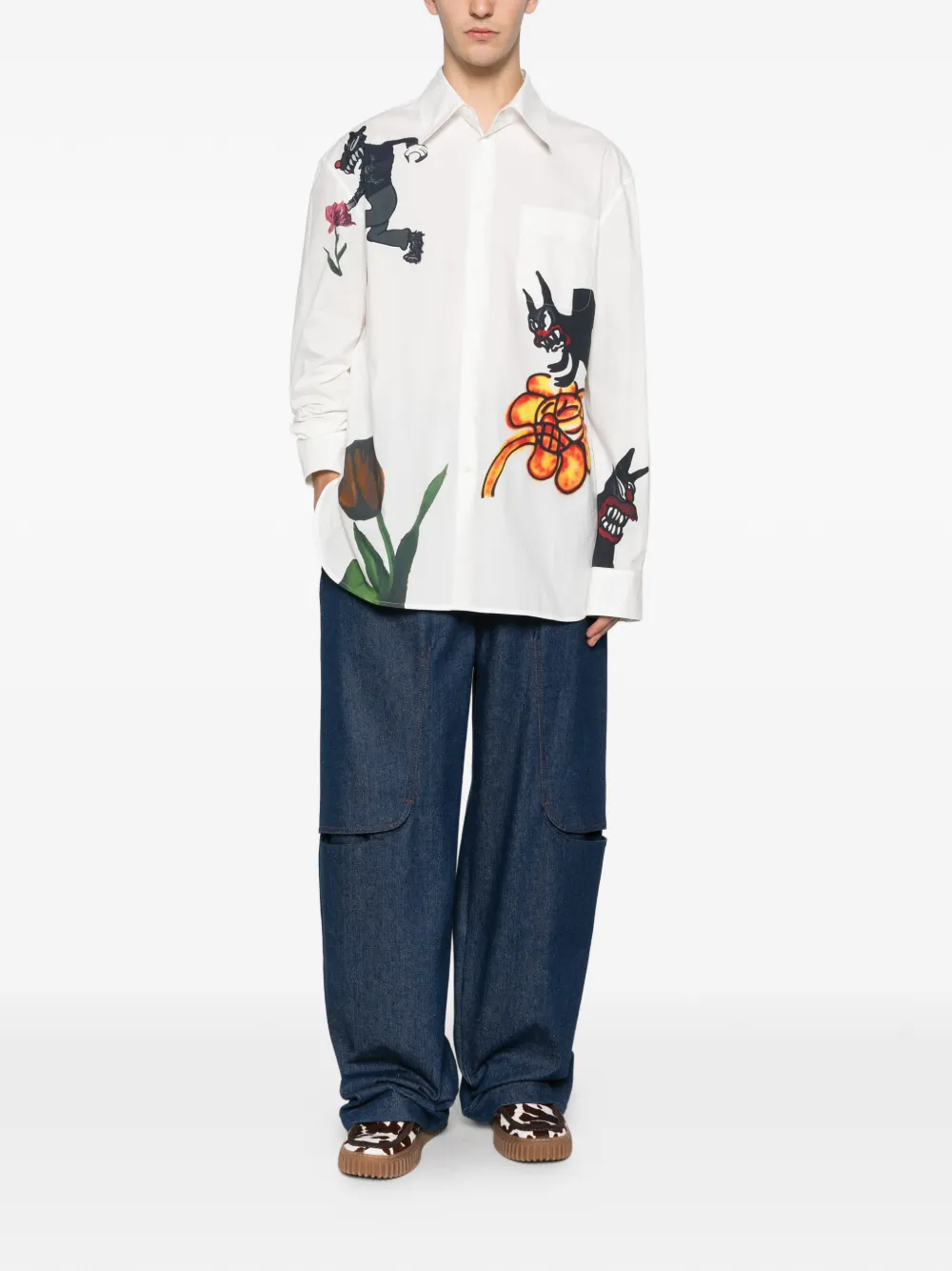 Marni graphic-print shirt | Image 2