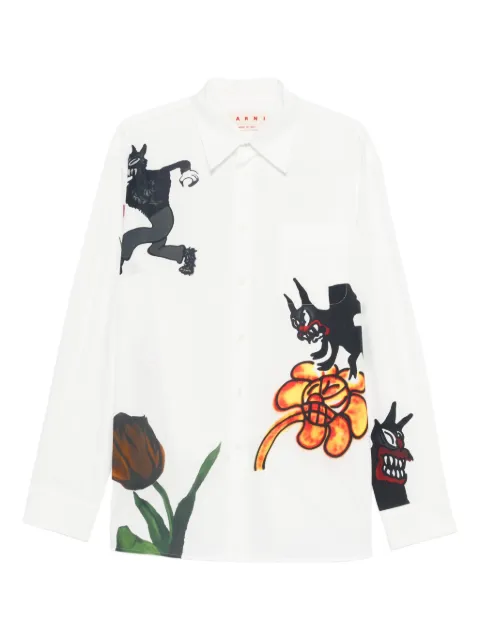 Marni graphic-print shirt