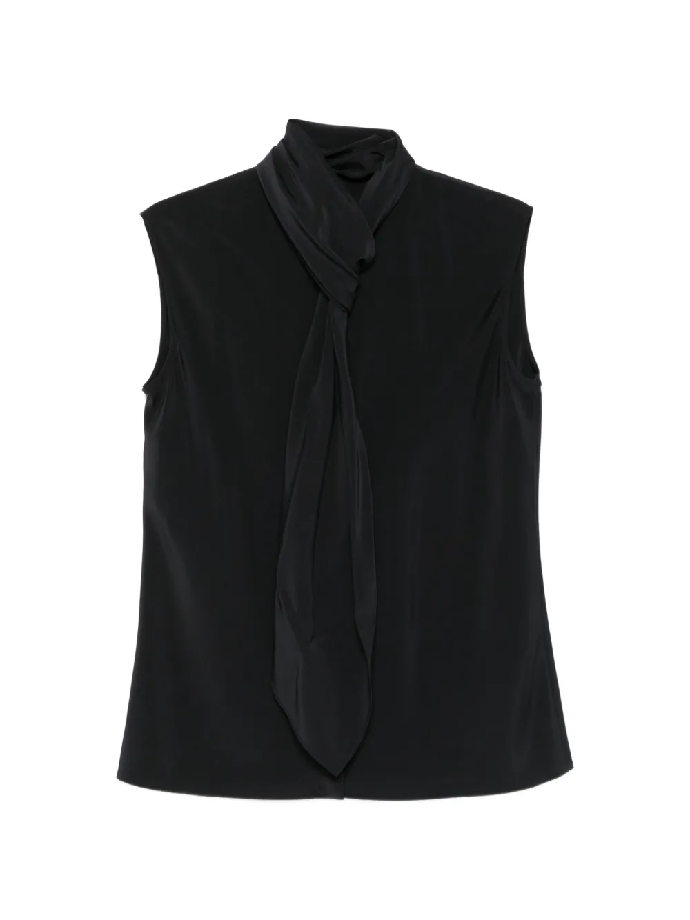 Alberta Ferretti tie-detail sleeveless top - Blu