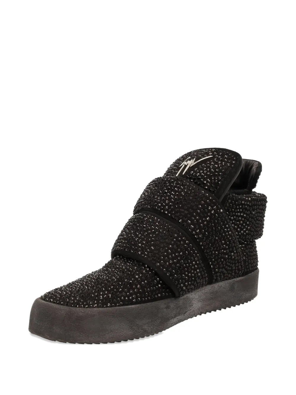 Giuseppe Zanotti rhinestone-embellished touch-strap sneakers | Image 2